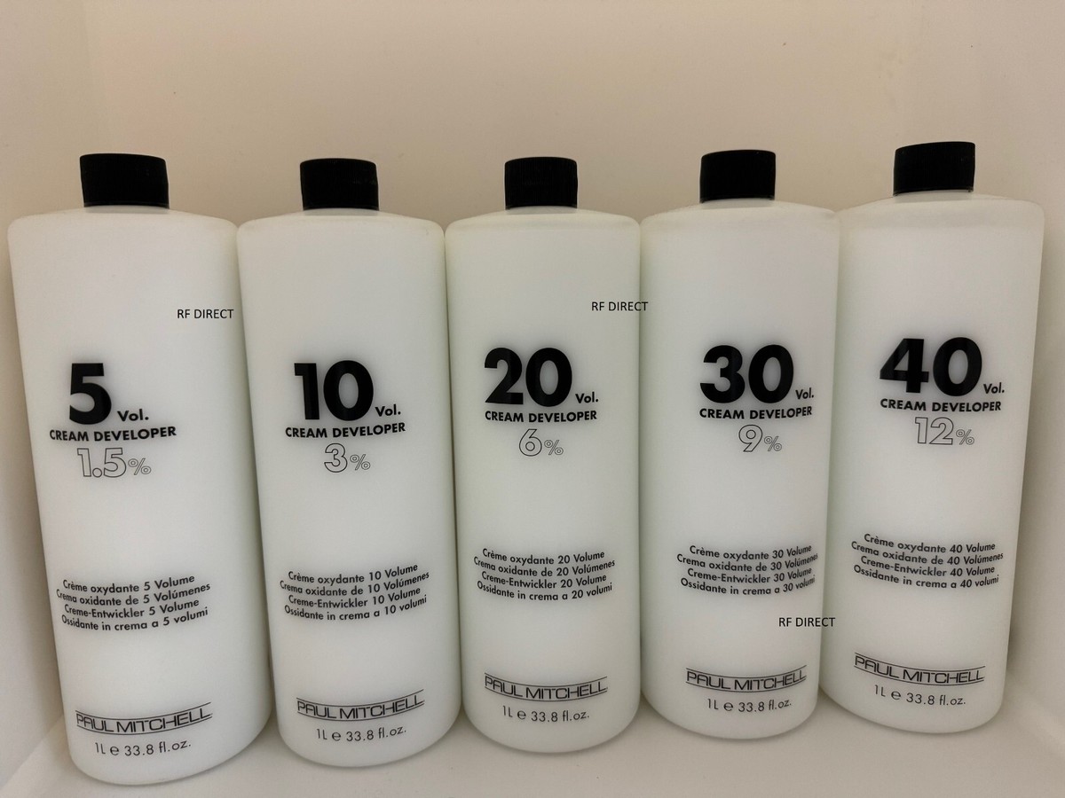 Paul Mitchell Cream Developer Color (Pick Volume and Size) - Save