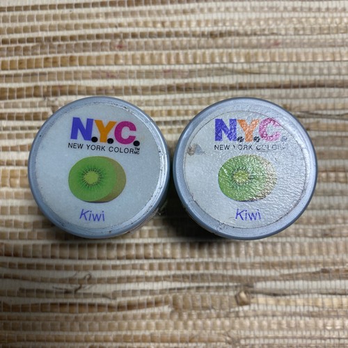 NYC New York Color Kiwi 504A Fruit Flavored Lip Gloss Lot of 2