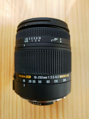 SIGMA For Nikon 18-250mm F3.5-6.3 DC MACRO OS HSM From JAPAN