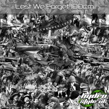 ROLLED - LEST WE FORGET 100CM World War 2 Hydrographics Film Hydroprinting Film