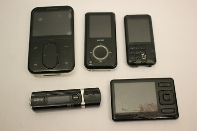 Arbeit Menge Paket 5 X Spieler Creative Zen Sandisk Sansa sony NWD-B103 Zu Teile