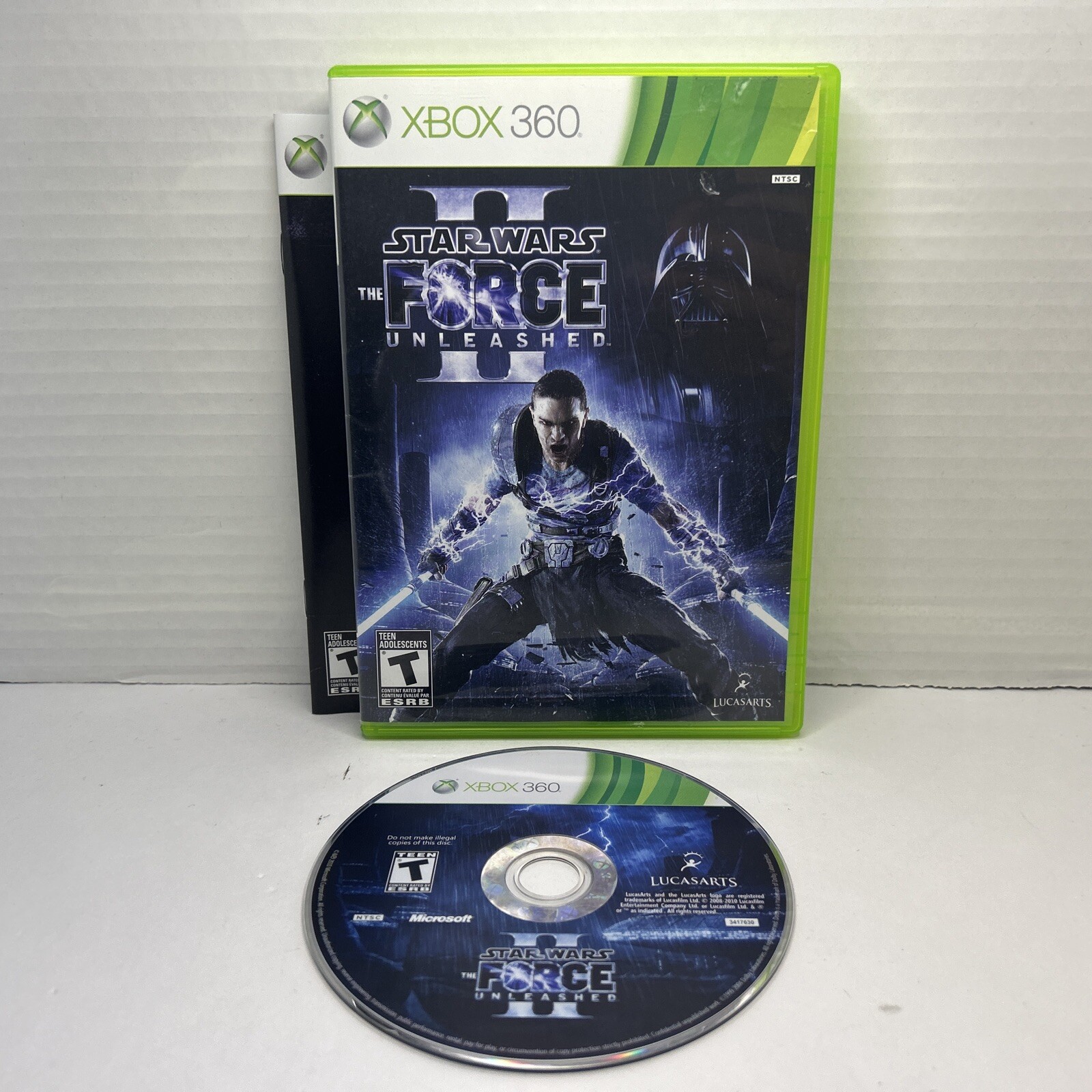 Star Wars The Force Unleashed 2 Xbox 360 CIB With Manual Read Description