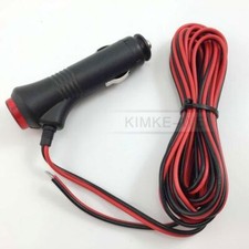 12V 24V Male Car Cigarette Lighter Socket Plug Connector On Off Switch 3m