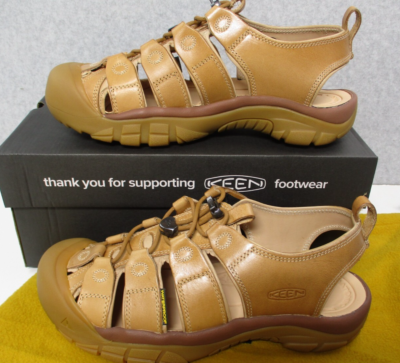 Keen Newport Crafted Natural Tan Brown Waterproof Leather  display picture 2