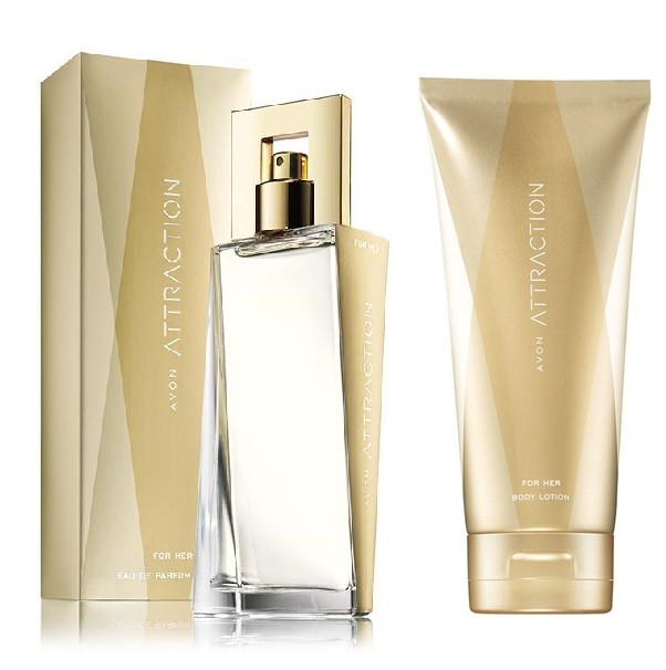 ATTRACTION AVON Eau de Parfum Vaporisateur et Soin Corps Soyeux