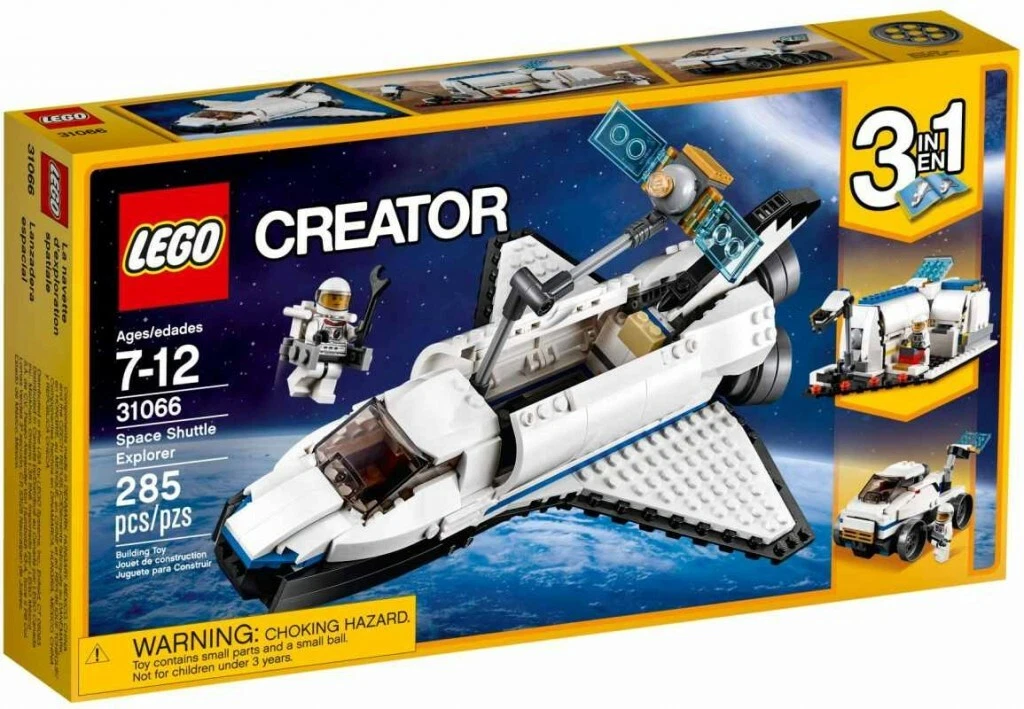LEGO Creator Space Shuttle Explorer 2017 31066 Building Kit 285