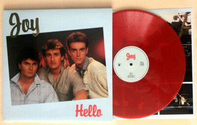 LP Joy - «Hello» 1986 (Reissue 2021) Rot Vinyl NEU in OVP mit Lyrics  Red