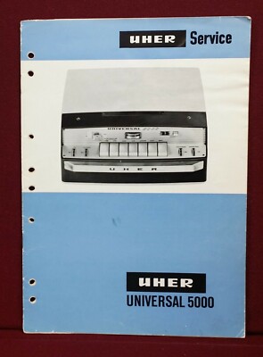 Original UHER Universal 5000 Service Manual from SN 175609 English Lng Ed