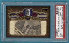 2007 SP Legendary Cuts Ford Frick Auto Issue #LA PSA 7.5! POP 2! None Higher!