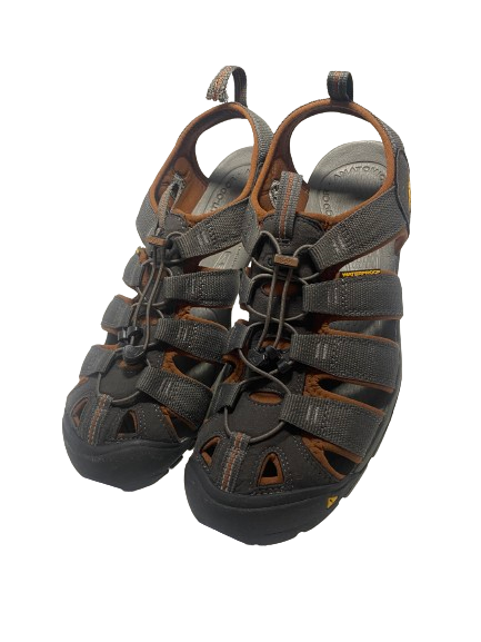 Sandali da acqua leggeri KEEN da uomo Clearwater CNX taglia 13 guscio corvo tartaruga