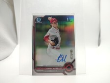 2022 Bowman Chrome Draft Bryce Hubbart 1st Refractor Auto /499 Reds