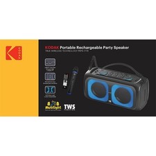 SPEAKER BOX KODAK 6.5" DUAL PRPS-1779 PARTY RECHARGEABLE - NEW, OPEN BOX