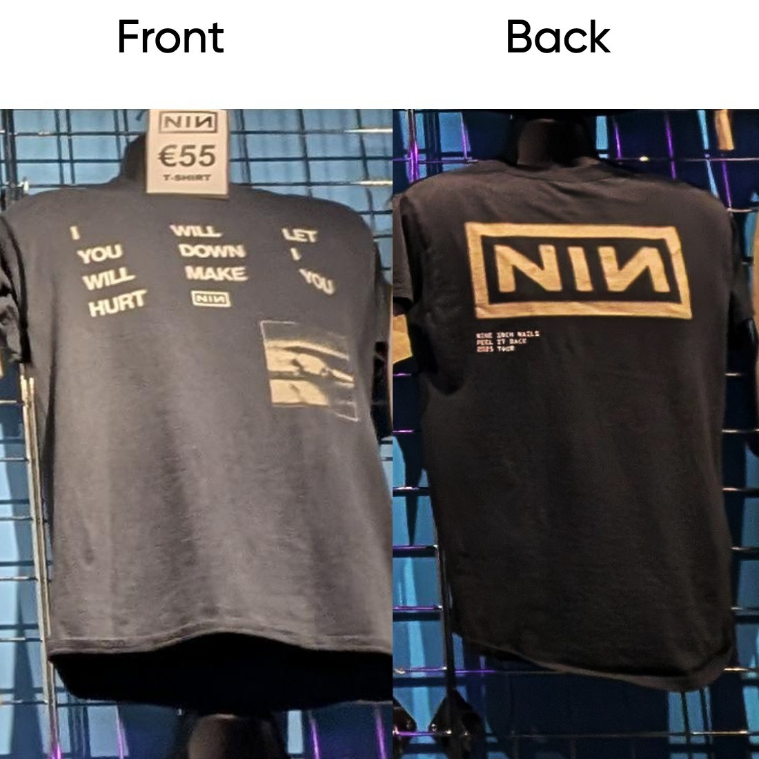 HOT!!!Nine Inch Nails Peel It Back Tour 2025 Merch T-shirt