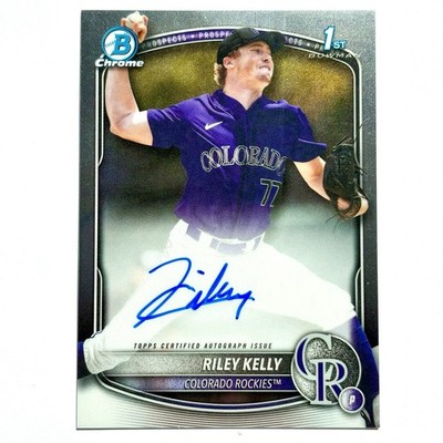 RILEY KELLY 2025 Bowman Chrome Draft #CPA-RK Auto 1st RC