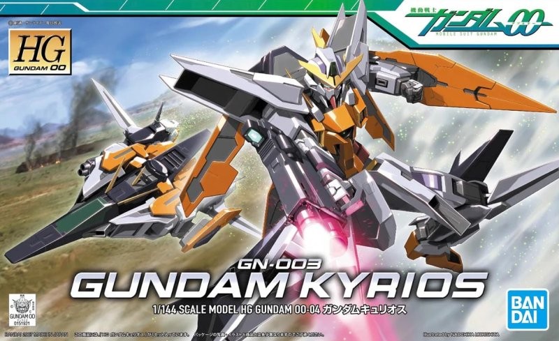 Bandai HG 1/144 Gundam Kyrios GN-003 Mobile Suit Gunpla Gundam 00 Model Kit