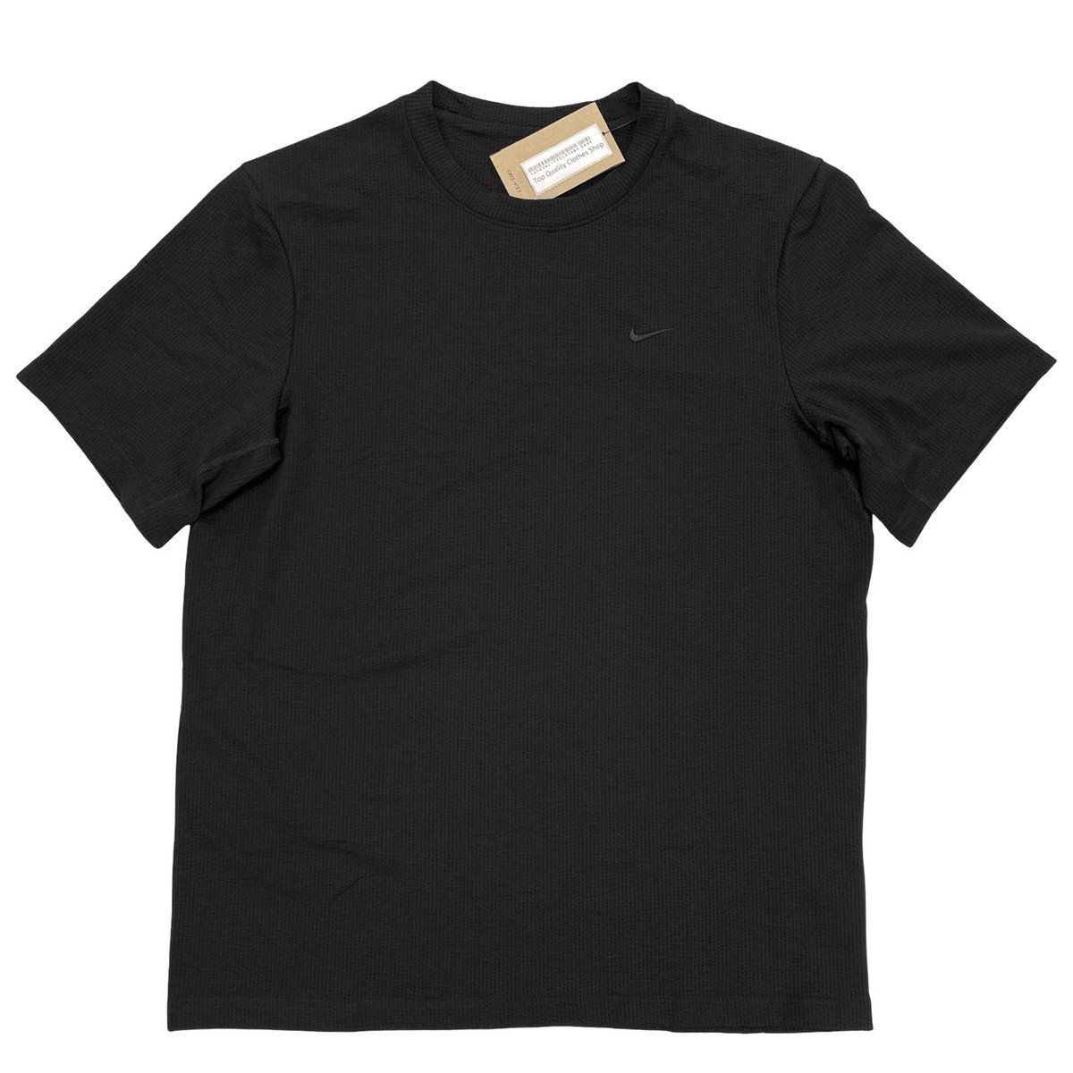 Nike Men's Primary Dri-FIT Seersucker Versatile Top Shirt Black