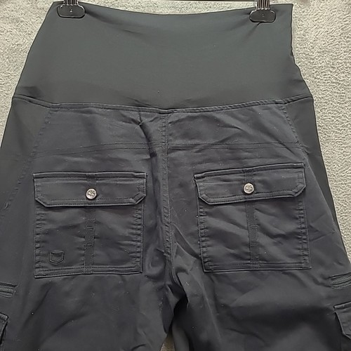 SCOTTeVEST Margaux Cargaux Cargo Black Pants Womens Medium Hiking Pocket Comfort - Picture 9 of 10