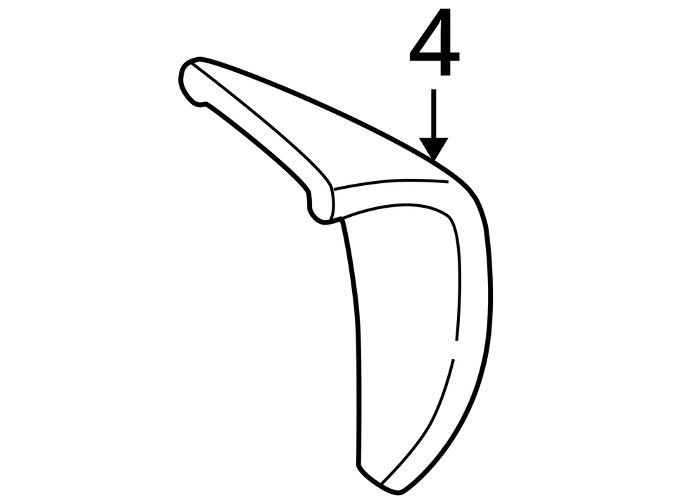 SE ADAPTA A CHEVROLET GMC BLAZER JIMMY PANEL RR 1995-2005 CON OTR 15668861 - NUEVO OEM Foto 3 de 3