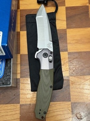 Rare Benchmade 496 Vector Axis Assist Flipper G10 Handle Cpm-c20v Knife
