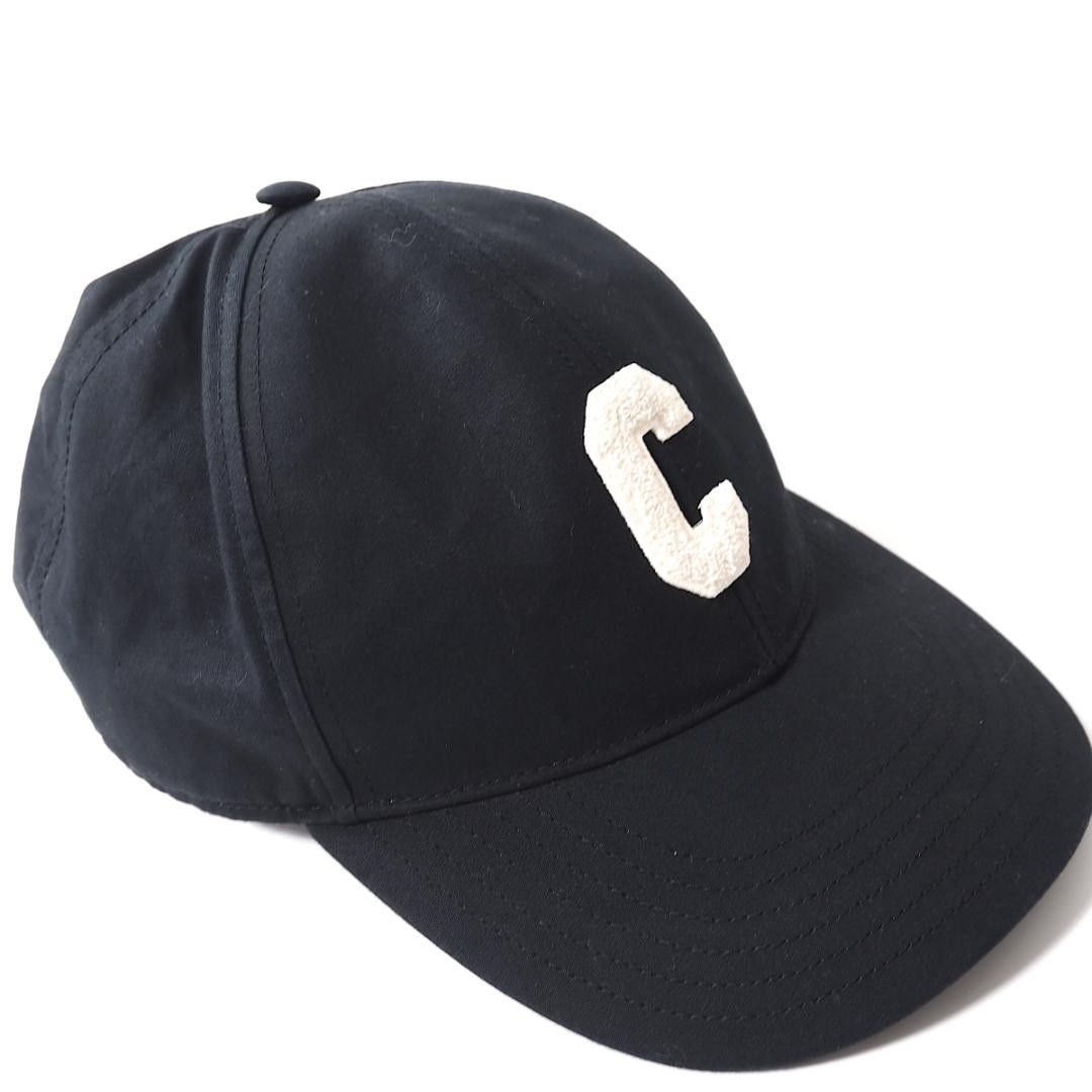 CELINE C Embroidery Baseball Cap Black | eBay
