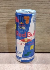 RED BULL ENERGY DRINK LIMITED EDITION TETRIS GREEK VERSION TIN CAN 250ML EMPTY