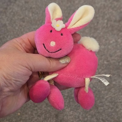 Jellycat Pink Bunny Posing Pets Hot Pink Bunny Vintage 2000er Top Zustand