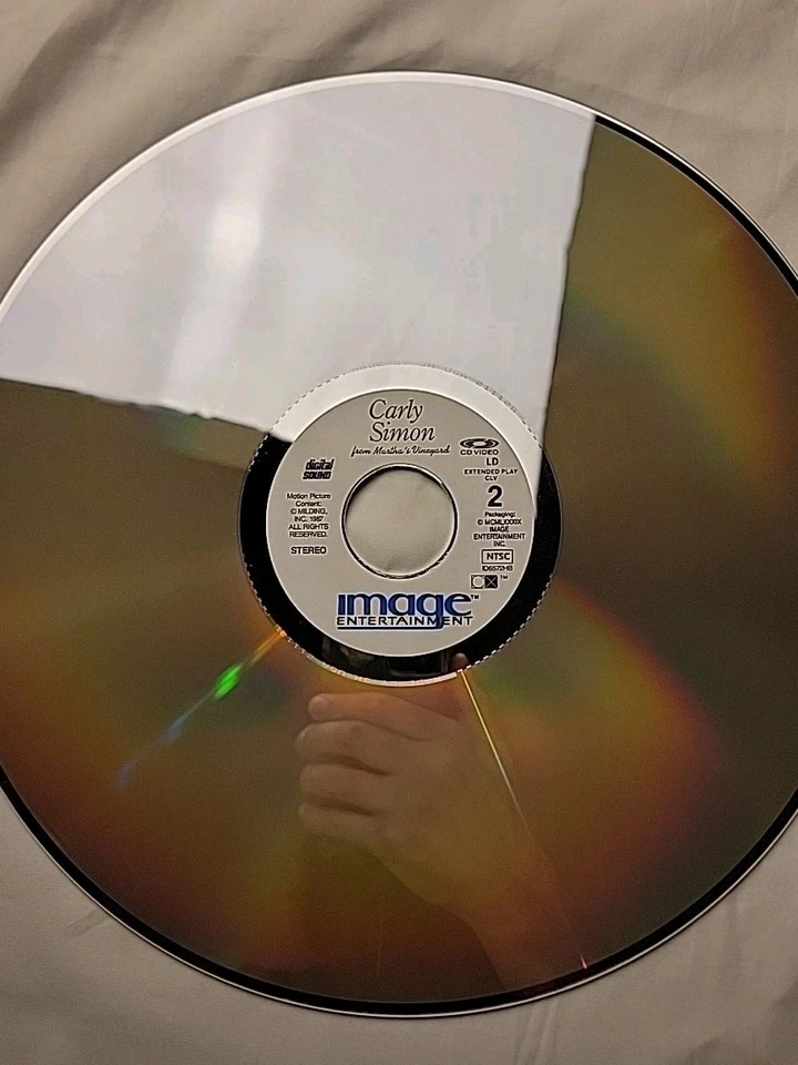 CARLY SIMON Laserdisc LIVE from Martha's Vineyard CONCERT Foto 4 de 4