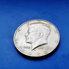 COIN, 1968 D Kennedy Half Dollar Coin 40% Silver US
