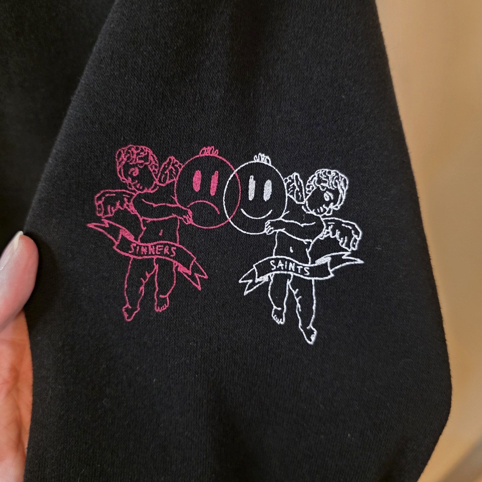 Brooklyn Cloth Blessed Split Two Toned Hoodie Sz … - image 5