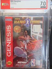 VTG Sega Genesis Video Game NBA Hang Time Factory Sealed PSA 7