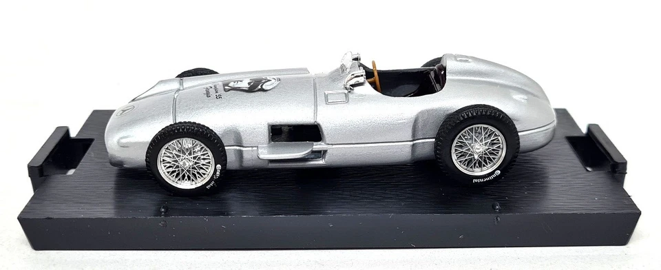 Brumm 1/43 Mercedes W196 J.M. Coche Fangio WC 1955 Diecast Modelo F1 Foto 4 de 4