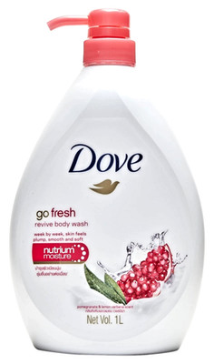 Dove Go Fresh Revive Body Wash 1L- 33.8 Ounce Pomegranate & Lemon Verbena   NEW