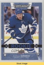 2017-18 Upper Deck Compendium Rookies Blue Andreas Borgman #835 READ 0q0m