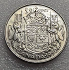 1950 50 Cents Canada 80% Silver King George VI. #109A