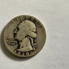 1939 Washington Quarter  Silver 25c Coin