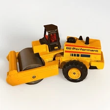 Vintage 82 Performant Road Roller Toy Diecast Construction Vehicle Heavy Duty