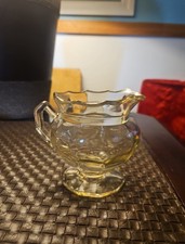 Anchor Hocking Yellow Depression Glass pitcher