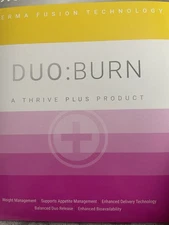 Duo burn Thrive product for weight management, supports appetite, balanced, duo
