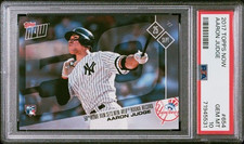 Aaron Judge 2017 Topps Now Rookie 50th Home Run Rookie Record PSA 10 #654