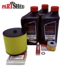 Honda TRX350 FE FM TE TM 350 Rancher Oil Change Kit Air & Oil Filter NGK DPR7EA9