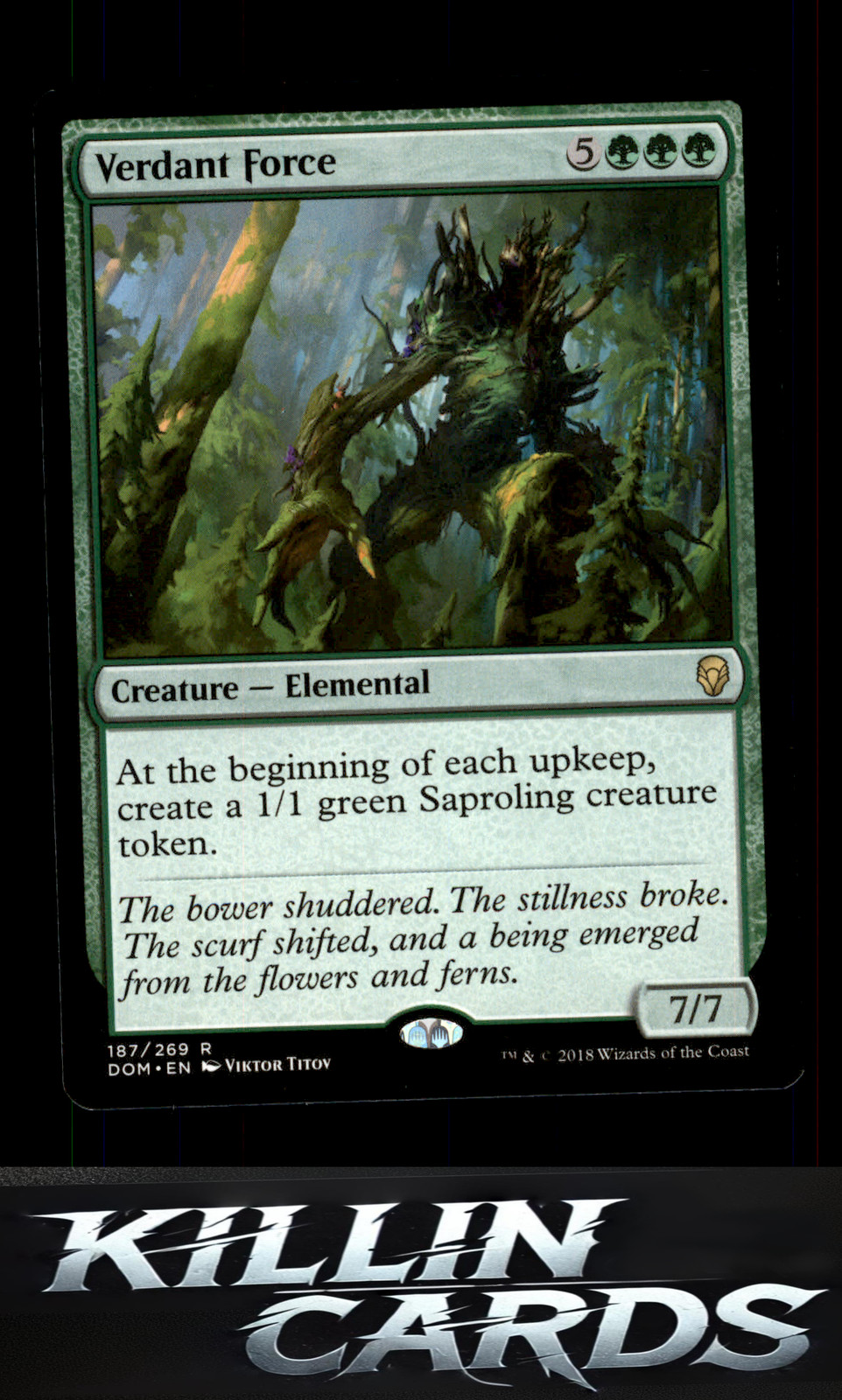 Verdant Force 187 Magic R Prerelease Cards Card NM