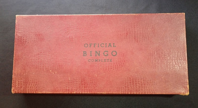 Vintage Official Bingo Complete Game J Pressman & Company New York Good Shape