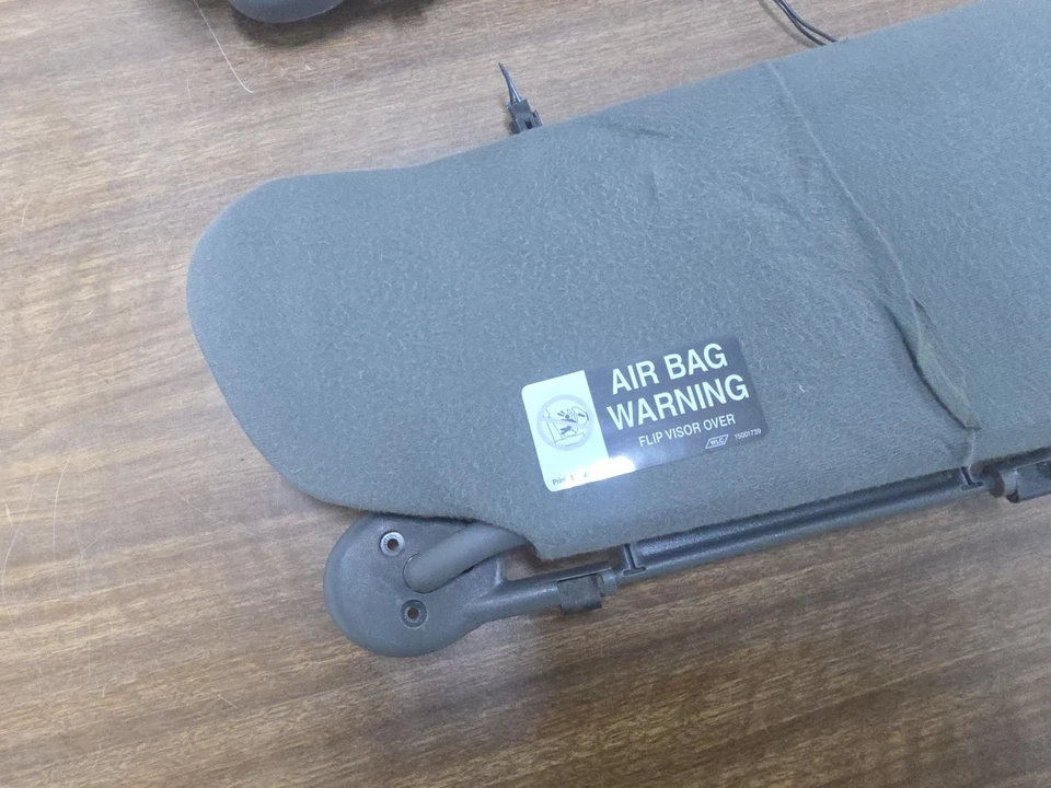 (Par) Juego de parasoles de tela gris Buick Lesabre laterales diestro y derecho VD 2000-2005 OEM Foto 4 de 4
