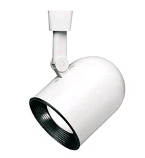 Set Of 2 Halo White Body Lazer Small Roundback Cylinder Track Light LZR301P