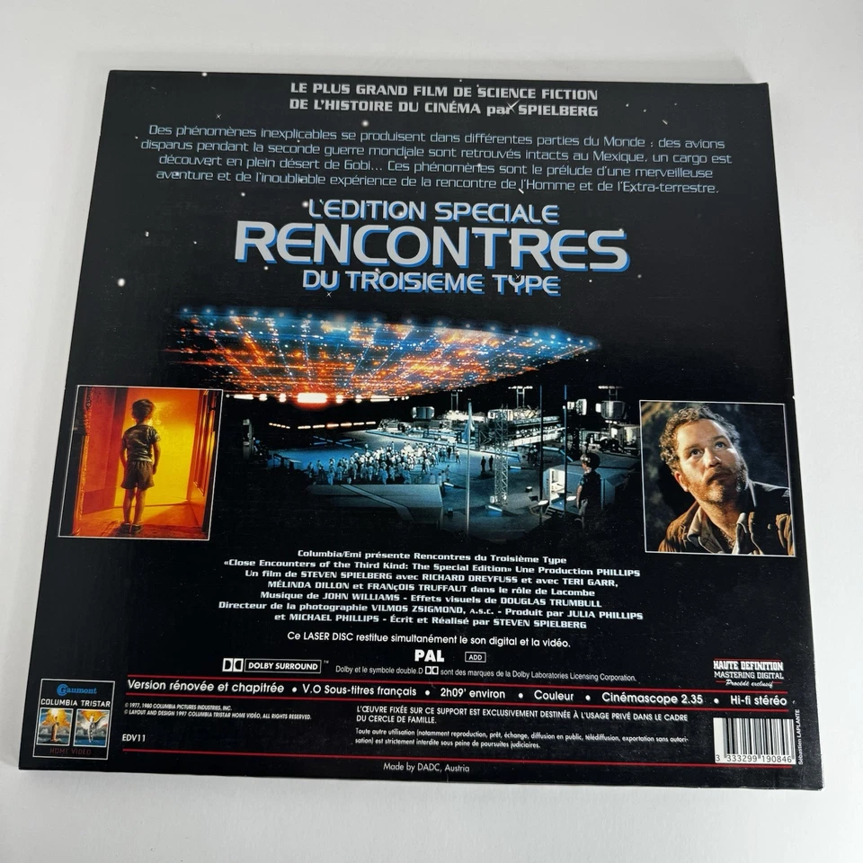 Close Encounters Of The Third Kind LaserDisc French France Excellent Gatefold - Image 2 of 4