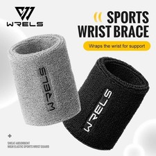 WRELS Wristbands Sweatbands Absorbent Stretchable Wrist Bands for Working