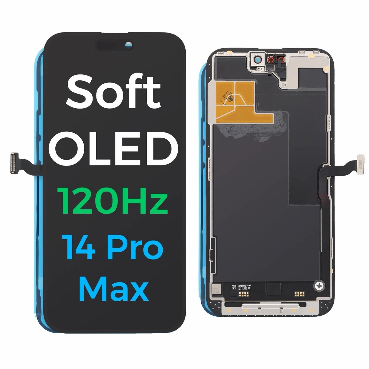 iPhone 14 Pro Max Soft OLED 120Hz Premium Display Touch Screen