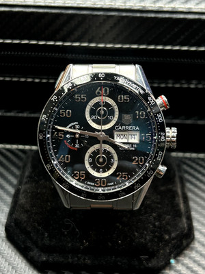 TAG Heuer Carrera Men's Black Watch - CV2A1R.BA0799 43MM