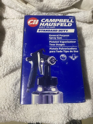 #ad Campbell Hausfeld DH5300 Standard Duty Detail Spray Paint Gun 1qt Factory Sealed $35.00