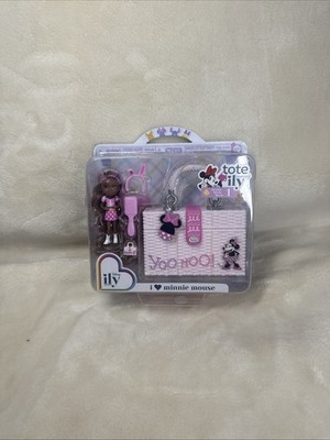 DISNEY ILY 4EVER TOTE TEENIES  I LOVE MINNIE MOUSE  MINI TINY DOLL & PURSE - NEW